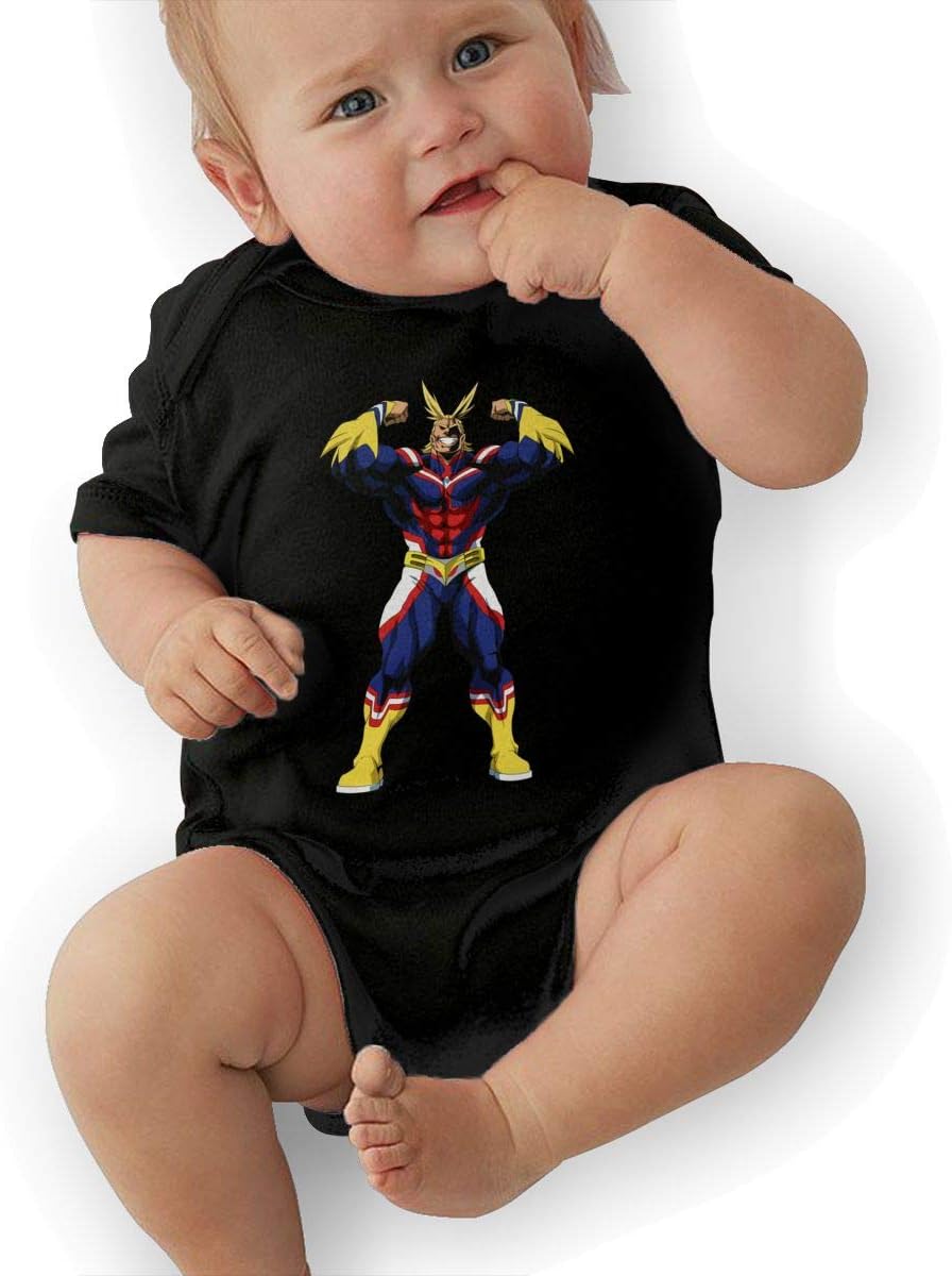 Kangtians HCULXTIBW My Hero Academia Baby Boys' Short-Sleeve Bodysuit Black