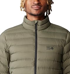Mountain Hardwear Men's Deloro Down Jacket, Stone