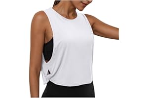 takaeys Tank Tops for Women Casual Trendy Sports Side Hollow Vest Lightweight Breathable Vest Comfy Casual Workout Shirts