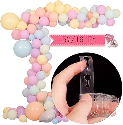 Amazon Com 5m Transparent Balloon Chain Connect Strip With Holes
