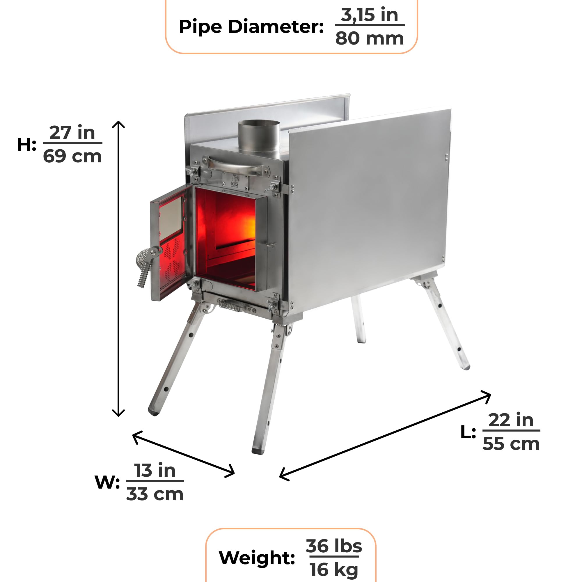Mua RBM OUTDOORS Camping Stoves for Tents, Shelters, Yurts. Portable