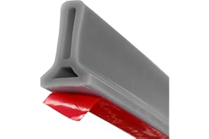 uxcell 43" Collapsible Shower Barrier Stopper 2" High Self-Adhesive Shower Water Splash Guard Blocker for Bathroom Kitchen We