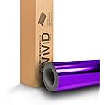 VViViD SuperCast Purple Conform Chrome Metallic Finish Stretch Vinyl Wrap Film Roll 12 Inches x 5 Feet Decal Sheet DIY Easy to Use Air-Release Adhesive