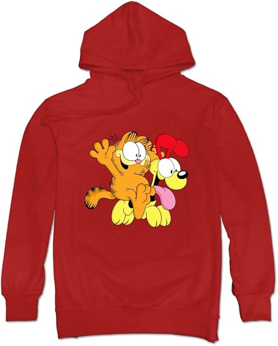 Men's Garfield And Odie Brand Hoodies Sweatshirt Red Size XL: Amazon.ca: Books