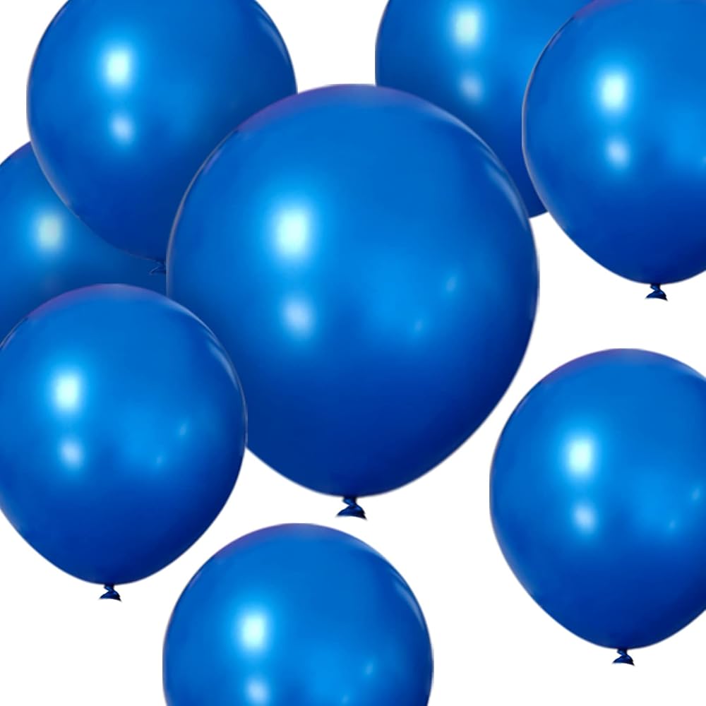 HYKJNBW Blue Balloons 50 Pack 12 Inch Latex Party Balloon