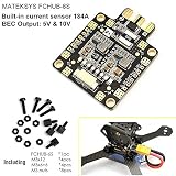 Makerfire FCHUB-6S w/ Current Sensor PDB Power Distribution Board BEC 5V/1.5A 10V/1.5A Current Sensor 184A for FPV Racing Drone Quadcopter Martian QAV X 250 210 220 180 150