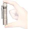 ACEBEAM Pokelit AA Rechargeable Mini Flashlight with Clip, 500 High Lumens Pocket EDC Flashlight, Super Bright Small Flashlight,519A 90+ High CRI Led Flashlight for Camping,Everyday Use(Titanium)