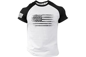 Daoucixia Patriotic Shirts for Men Big and Tall 1776 Funny 4th of July Shirt Crew Neck Short Sleeve T-Shirts Graphic Tees
