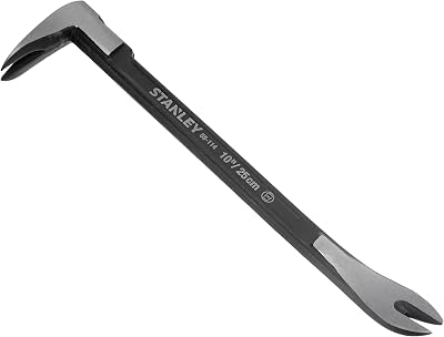 Stanley Claw Bar 10in Steel Demolition Hammer Pry Tool