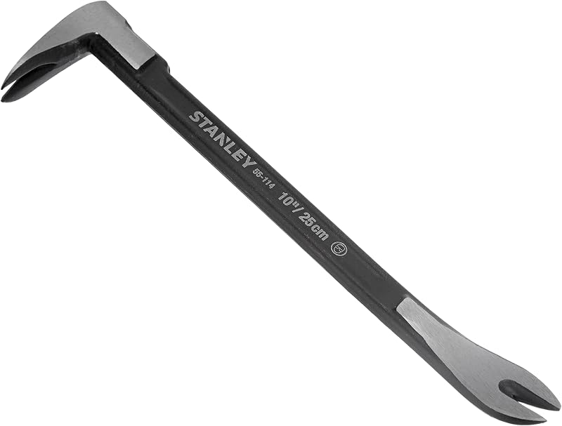 Stanley Claw Bar 10in Steel Demolition Hammer Pry Tool