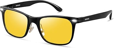 Amazon Com Night Vision Glasses For Driving Clear Sight Night Driving Glasses Anti Glare Polarized For Men Women Eyes Black Clothing