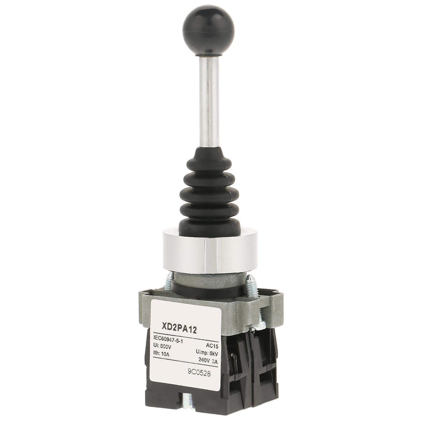 Jeanoko 2 No Locking Joystick XD2PA12 Two Position Switch for Industrial Control Replacement Parts