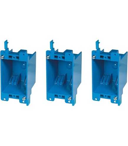 Carlon B114R-UPC Switch/Outlet Box, Old Work, 1 Gang, 4-1/8