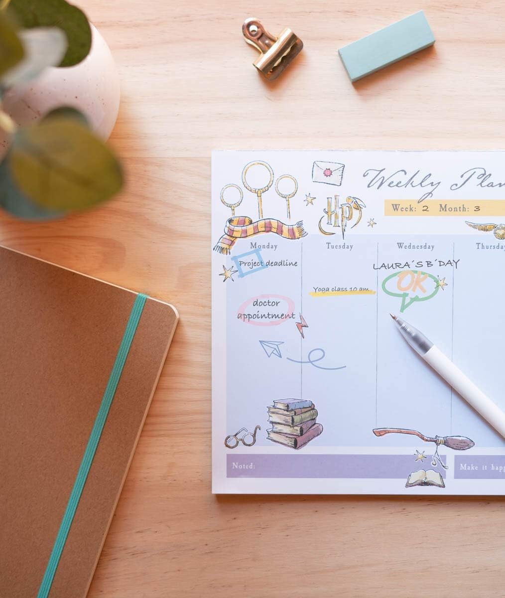 Grupo Erik Weekly Planner A4 - Harry Potter Gifts Under 10 Ponds - Image 5