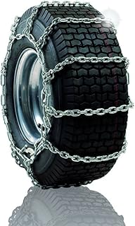 gardexx Satz Schneeketten für Rasentraktoren, Reifengöße: 18 x 9,50-8