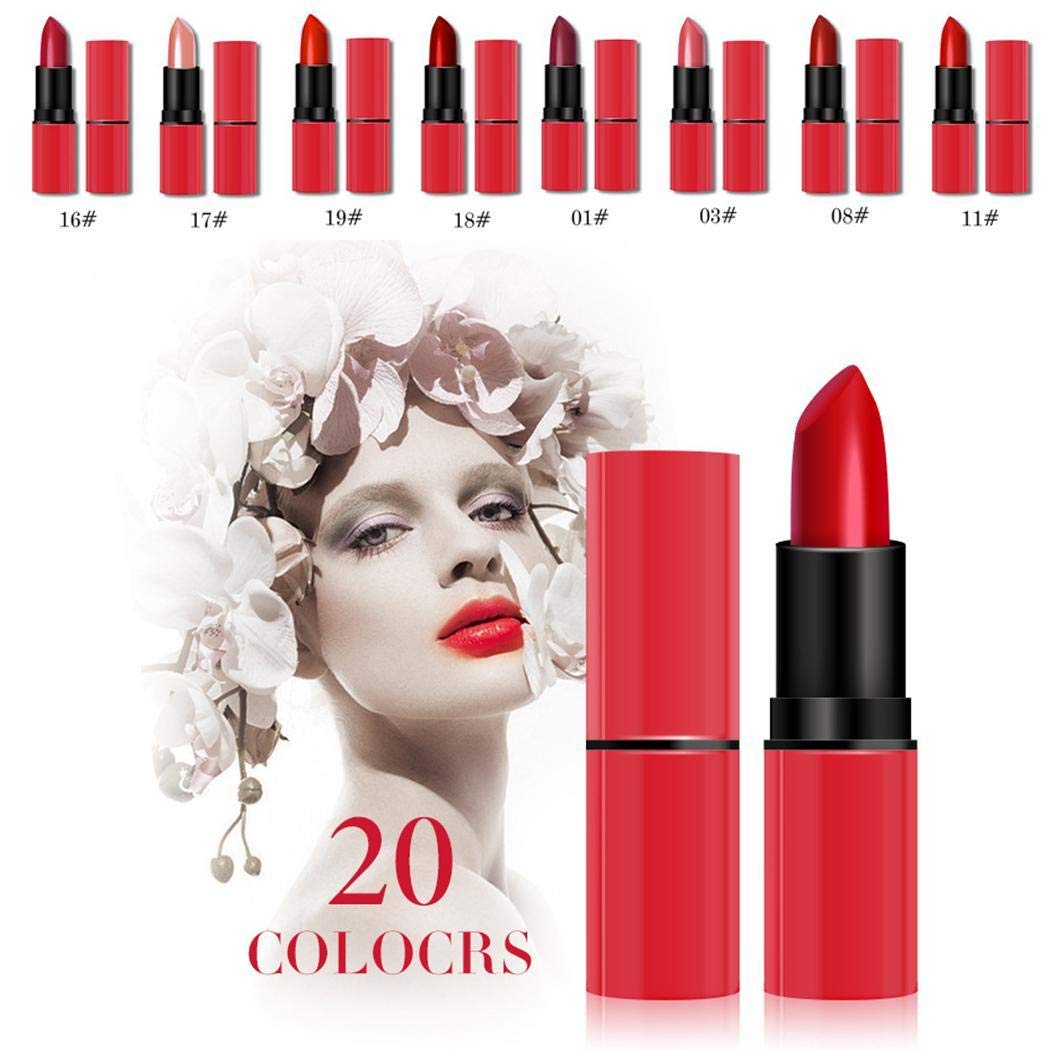 UpBeauty Long-lasting Moisturize Matte Lipstick Waterproof Red Tube Lip Gloss Cosmetics Paint Sprayers