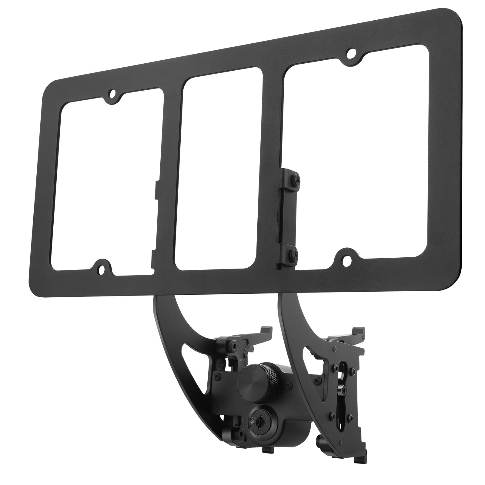 Photo 1 of The Original Lockable License Plate Holder for 2017-2023 Tesla Model 3, Front License Plate Bracket Mounting Kit with Anti-Theft Features, No Adhesives License Frame (Streamlined Gen2 Design)