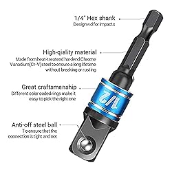 17pcs Flexible Drill Bit Extension, Include 3pcs