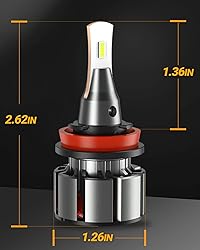 SEALIGHT L2 H11 H8 H9 H16 LED Bulbs, 24000LM