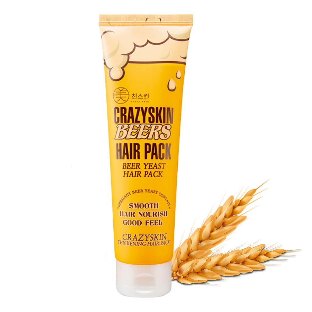 Crazy Skin - Beer Hair Pack - pH 5.5 German Beer Yeast Hair Treatment Mask (Hair pack)