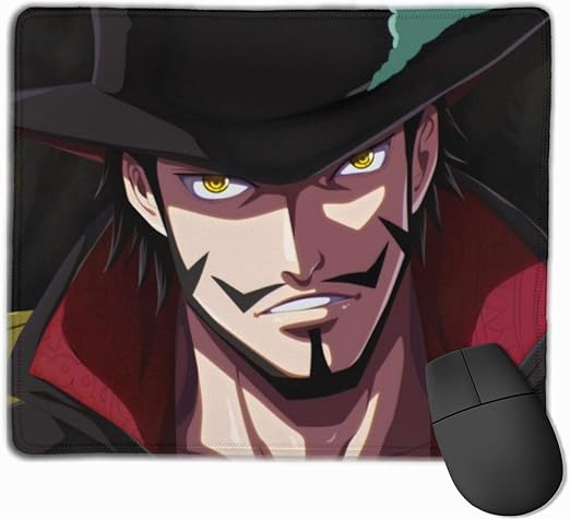 Mauspad O-N-E Dracule Mihawk Stück Anime 3D Wallpaper ...