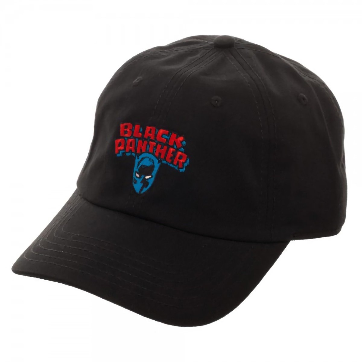 Black Panther Logo Embroidered Dad Hat 