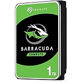 Seagate BarraCuda 1TB Internal Hard Drive HDD – 3.5 Inch SATA 6 Gb/s 7200 RPM 64MB Cache for Computer Desktop PC (ST1000DM010