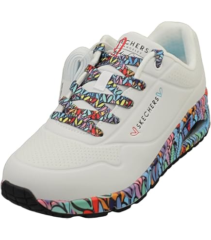 Amazon.com | Skechers Street Womens,UNO - Highlight Love,BKMT,9.5