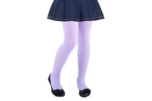 CHUNG Girls Footed Tights Light Weight Stretchy 60D Multi Candy Color Stage Play Costumes 2-12Y