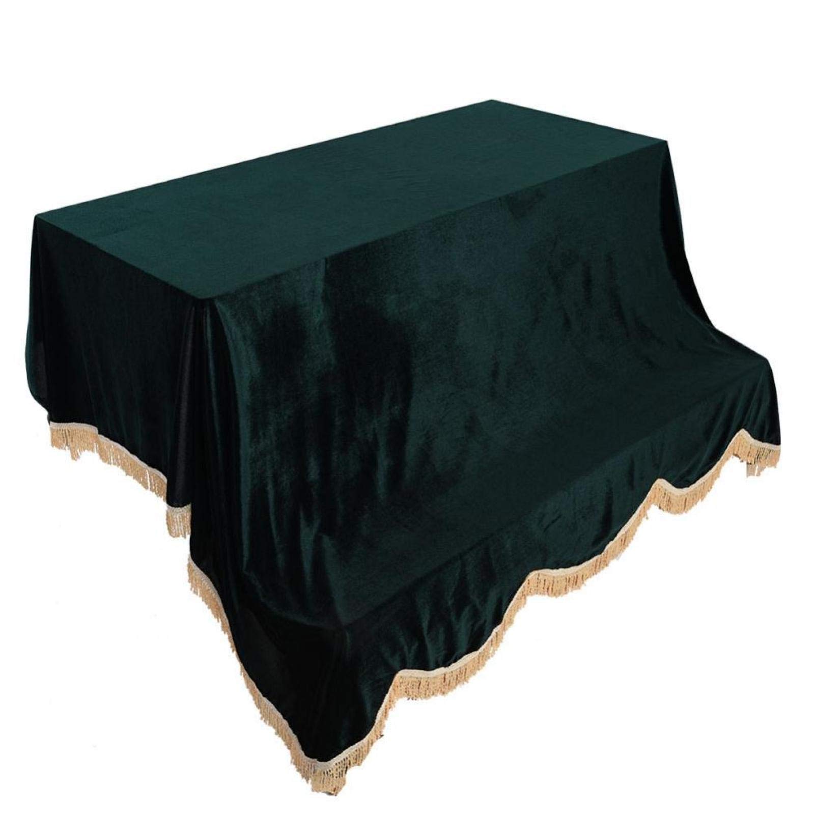 Pwshymi 202 * 161cm Washable Piano Cover Upright Piano Dust Cover Dustproof Protective Cover Fashionable Full Piano Cover for Piano(green) Instrumentpartsandaccessories