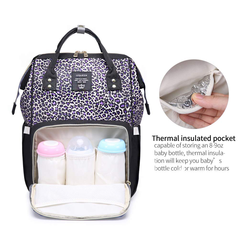 cheetah diaper bag backpack