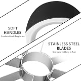 Asdirne Apple Slicer & Corer Set with Sharp Stainless Blades Black view 4