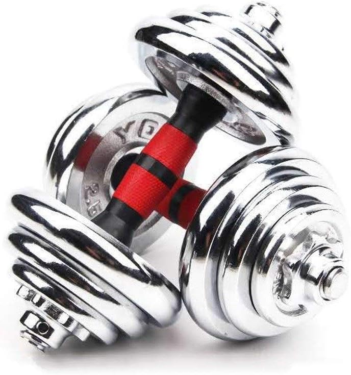 Adjustable Weight Galvanized Dumbbell Sleeve-Weight Sleeves for Weight Lifting and Fitness Metal Ergonomic Handles Prevent Rolling and Injury for Men in Home Fitness Exercises