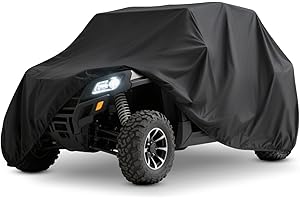 XYZCTEM UTV Cover Lightweight Waterproof Outdoor 4-6 Seater, Compatible with Polaris Ranger and RZR Accessories, Fit for 158" x 62" x 75" Can-am Commander and SXS Cover Protects UTV from Dust Rain