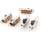 Lot De 20 Interrupteurs à Glissière Miniatures SS23D32G6 2P3T 6 Broches - 50V 0.5A, Pour Projets électroniques Et Jouets