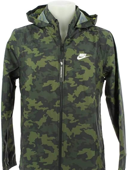 nike hooded windbreaker jacket