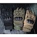 Reebow Gear Military Hard Knuckle Tactical Gloves Full Finger for Army Gear Outdoor Sport Work Shooting Paintball Hunting Riding Motorcycle Black S
