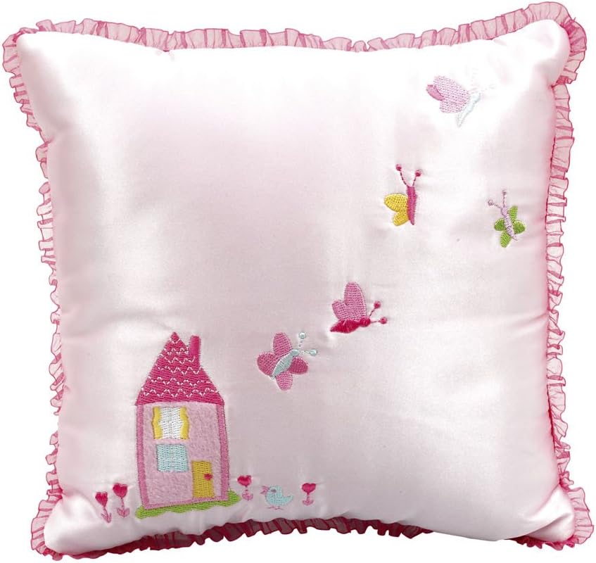 Katz Dancewear Girls Pink Satin Butterfly Ballet Gift Cushion Pillow CU-1296