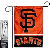 Giants Garden Flag with Stand Holder Flagpole