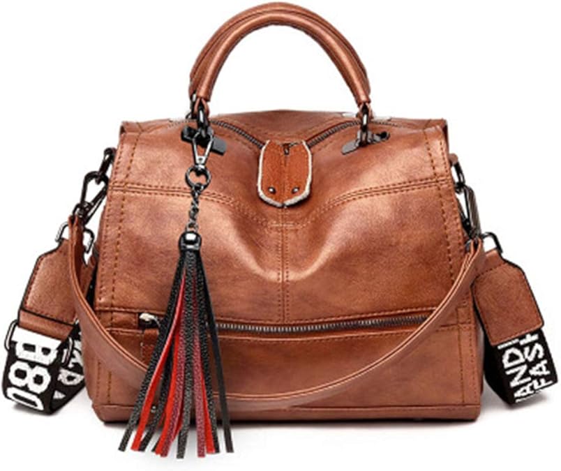 Women Leather Handbag Retro Fashion Ladies Crossbody
