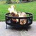 Sunnydaze 30 Inch Bravado Mesh Wood Burning Fire Pit with Spark Screen