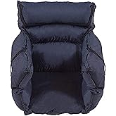 DMI Comfort Wheelchair Cushion & Pad, Wheelchair Seat Cushion, Recliner Cushion & Pillow, Foam, Cushion For Wheelchair Seat, 16 x 22 Inches, Navy