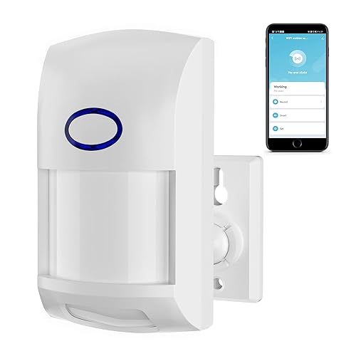 Wireless Smart Motion Sensor: PIR Motion Detector Alert, WiFi Infrared Home  Security Alarm System, TUYA App Control, No Hub Required, Smart Home