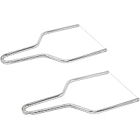 Honbay 2PCS Stainless Steel Butter Cheese Wire Cutters Slicers Knives for Kitchen (large)