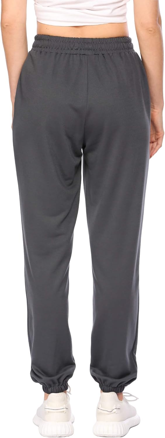 Misakia Women's Sweatpants High Waisted Thin Active Pants Workout Jogger Lounge Trousers with Pockets 2021 Spring Summer: Clothing