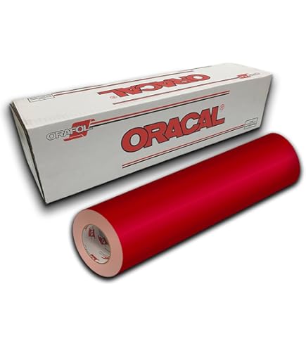 レッド Amazon.com: ORACAL 651 Glossy Permanent Vinyl 12 Inch x 6 Feet