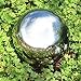 Whole House Worlds The Crosby Street Stainless Steel Gazing Ball for Homes and Gardens, 7
