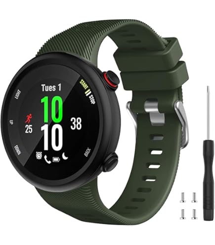 AKWOX 4-Pack Tempered Glass Screen Protector For Garmin Forerunner 55/45/45S