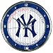 MLB Round Chrome Wall Clock