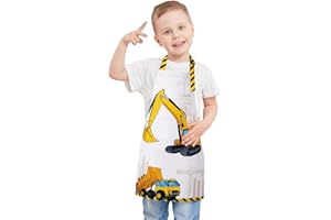 WERNNSAI Kids Art Aprons for Cooking, Painting Apron Art Smock for Girls Boys